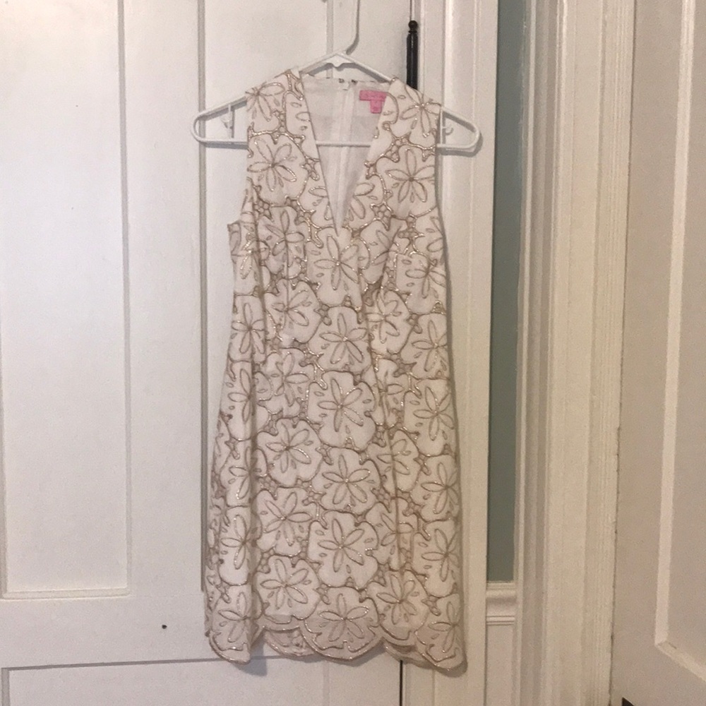 Lilly Pulitzer Gold Dress